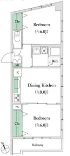 東京都板橋区板橋1【マンション】の間取り