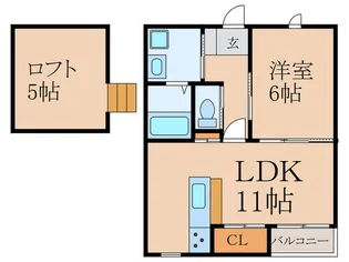 リッツハウス【2階】の間取り