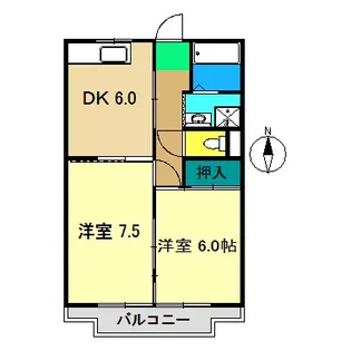 南海ハイツ【3階】の間取り