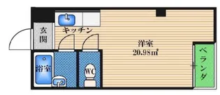 エフォート大国【7階】の間取り