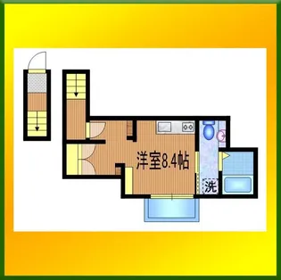 めぞんどかしぇっと【2階】の間取り