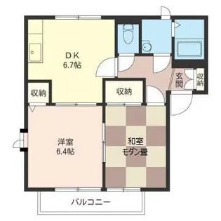 キャッスル山金【2階】の間取り