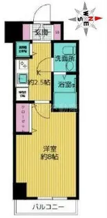 ジェネピア東千葉【8階】の間取り