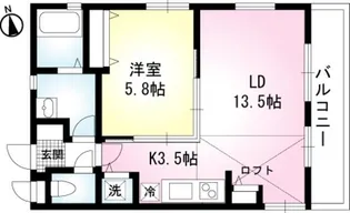 神奈川県伊勢原市東大竹【アパート】の間取り