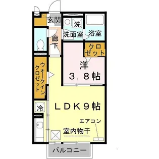 レセンテ出町 A棟【1階】の間取り