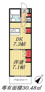 千葉県浦安市北栄3【マンション】の間取り