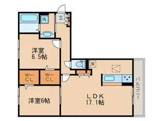 シルトクレーテA棟【2階】の間取り