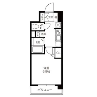 ベレタ卸町【2階】の間取り
