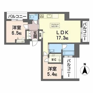 アルビレオ【2階】の間取り