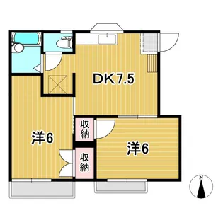 ファミールメゾン【2階】の間取り