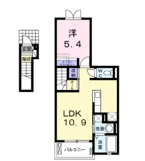 ヴェルドミールIV【2階】の間取り