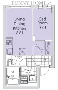 TASUKI杉並高井戸【4階】の間取り