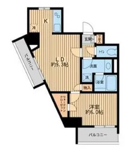 HF早稲田レジデンス【13階】の間取り