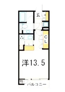 グリーンウット【5階】の間取り