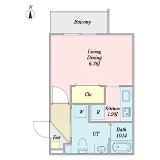 Cherim武蔵境【2階】の間取り