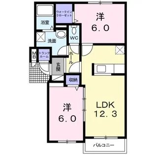 グルービー【2階】の間取り
