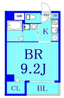 パルテール天王町【4階】の間取り