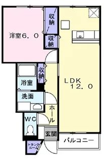 サン・グリーンアース【1階】の間取り