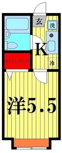 タウンコート篠崎A棟【1階】の間取り
