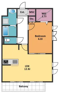レクシア白金台【1階】の間取り