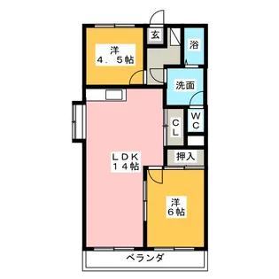 瑞和ビル【8階】の間取り