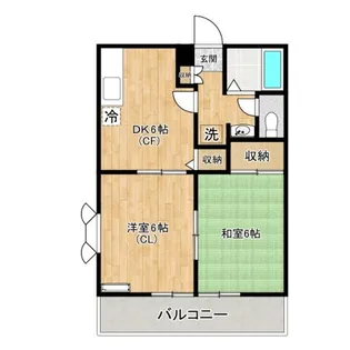 シャンボール青葉I【2階】の間取り