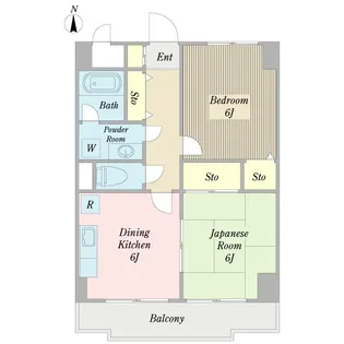 ワンファイブカサイ【8階】の間取り