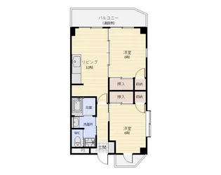 メゾンルミエール.R【2階】の間取り