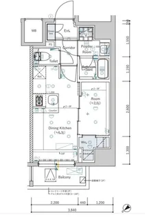SYFORM WASEDA【6階】の間取り