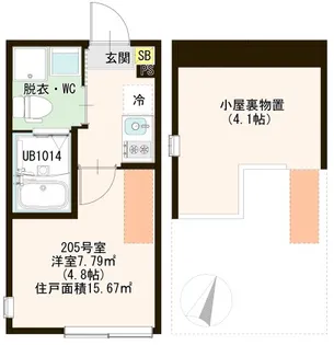 Grandeur瑞江【2階】の間取り