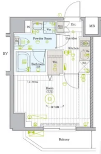 ガリシア池上【2階】の間取り
