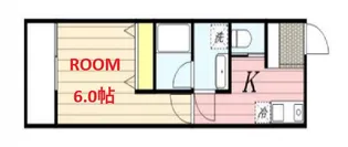 ヒルトップ西谷【2階】の間取り