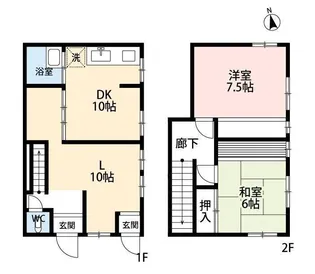ブルーセルレアン燕吉田の間取り