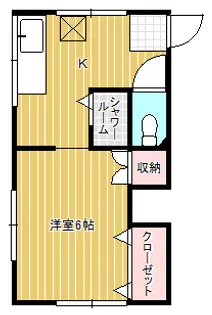 弥生荘【1階】の間取り