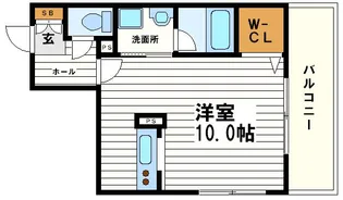 パレ・クレール【6階】の間取り