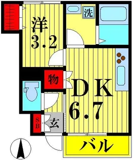 フェリシティ【1階】の間取り