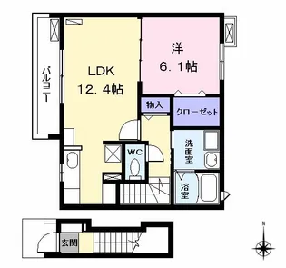 ビーナス【2階】の間取り