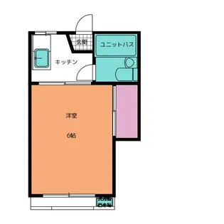 ミユキハイツ【2階】の間取り