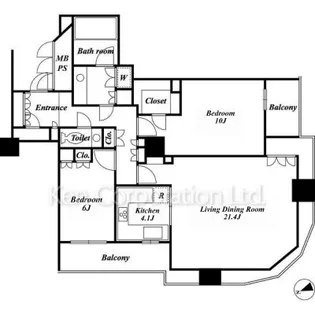 シティタワー大崎ステーションフロント【28階】の間取り