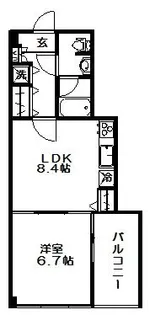 ラフィナート嶋【2階】の間取り