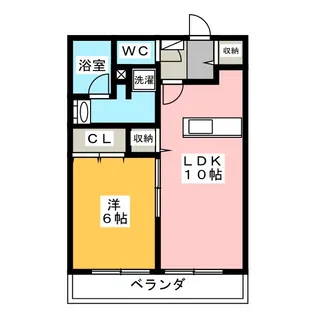 セレコート【1階】の間取り