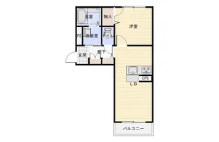 リジエール南大門【2階】の間取り