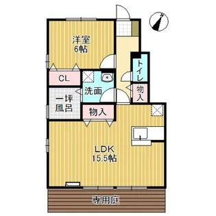 モナリエ寿【1階】の間取り