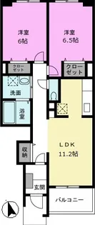 エテルノフィオーレB【1階】の間取り