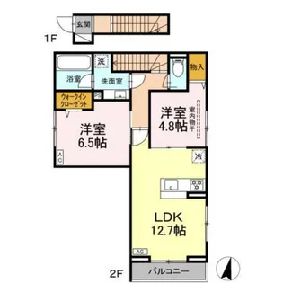 KOMFORTA【1階】の間取り