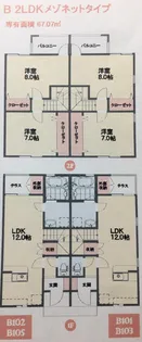 スモン Bの間取り