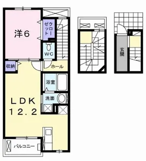 プリムヴェール【3階】の間取り