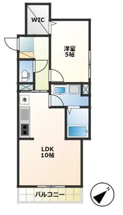 Beat・Enchante21 ベアアンシャンテ21【1階】の間取り