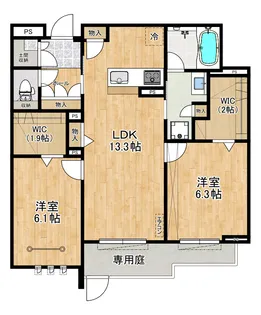 Girasole【1階】の間取り