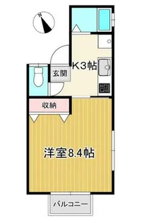 ハイツ・サザンカ【1階】の間取り